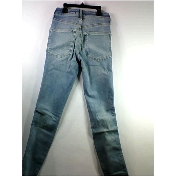 Free People Girls PN8W Skinny Zipper Jeans, Blue, Size XX-Large - Picture 3 of 5